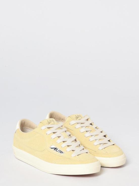 26SS 오트리 WINDSCAPE 로우 스니커즈 스웨이드 SCLWKT04 Yellow - AUTRY