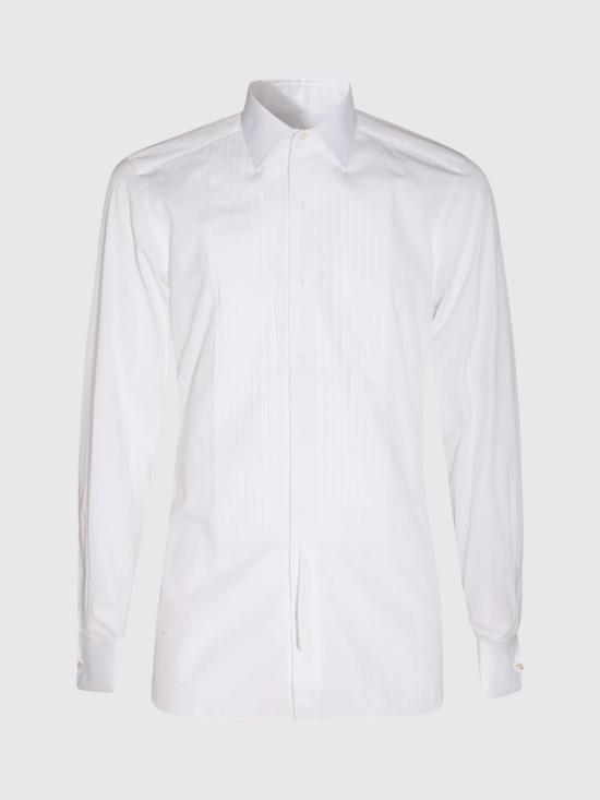 26FW 톰포드 긴팔 셔츠 HFCO02CGS11 WAA White - TOMFORD