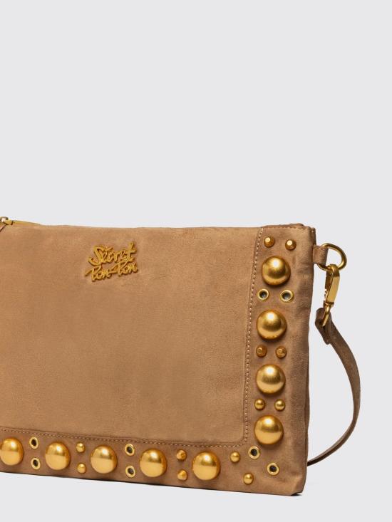 26SS 시크릿 폰 폰 크로스백 TATIANA POUCH Light Tan Leather - SECRET PON PON