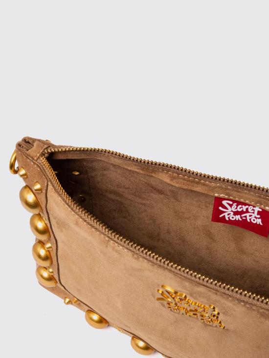 26SS 시크릿 폰 폰 크로스백 TATIANA POUCH Light Tan Leather - SECRET PON PON