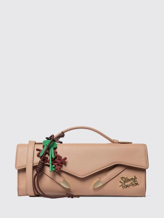 26SS 시크릿 폰 폰 클러치/파우치 LUISITA CHERIE Light Tan Leather