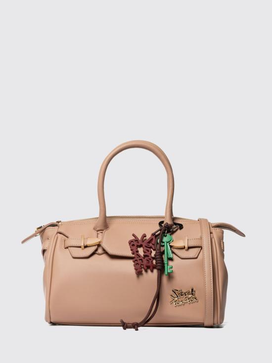 26SS 시크릿 폰 폰 토트백 ALEXANDRA S Light Tan Leather