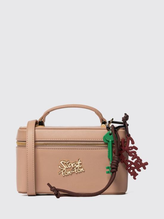 26SS 시크릿 폰 폰 토트백 ALEXANDRA BEAUTY Light Tan Leather