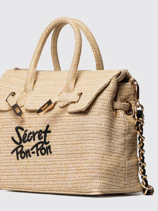 26SS 시크릿 폰 폰 토트백 VICTORIA M STRAW Natural - SECRET PON PON