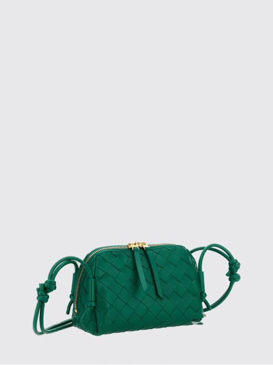 26SS 보테가베네타 인트레치아토 콘서트 파우치 794258VCPP1 3197 Green - BOTTEGA VENETA