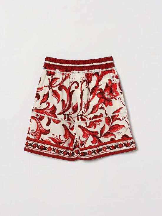 26FW [키즈] 돌체앤가바나 쇼츠/버뮤다 L44Q21FI5OI I63TN Ruby - DOLCE & GABBANA