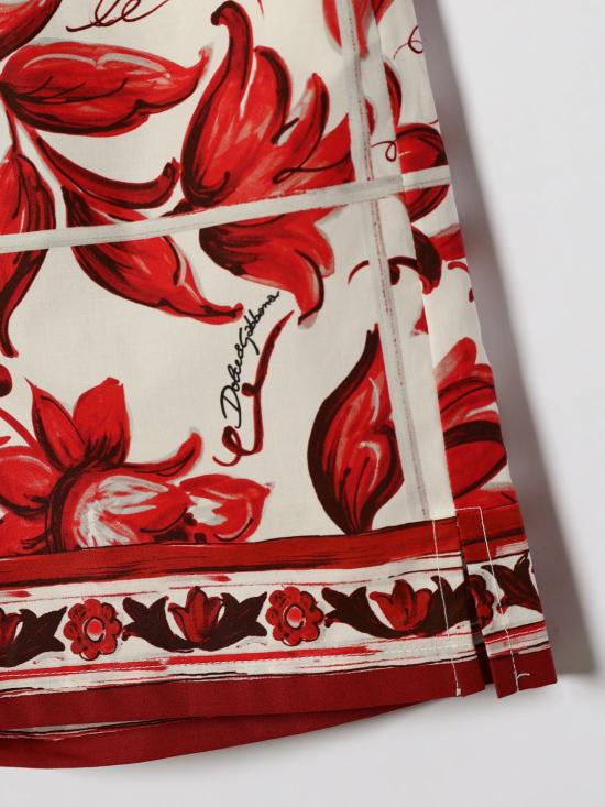 26FW [키즈] 돌체앤가바나 쇼츠/버뮤다 L44Q21FI5OI I63TN Ruby - DOLCE & GABBANA