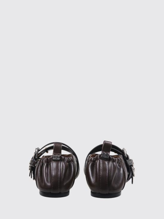 26FW 가니 플랫 슈즈 D1020001 ZWX Brown - GANNI