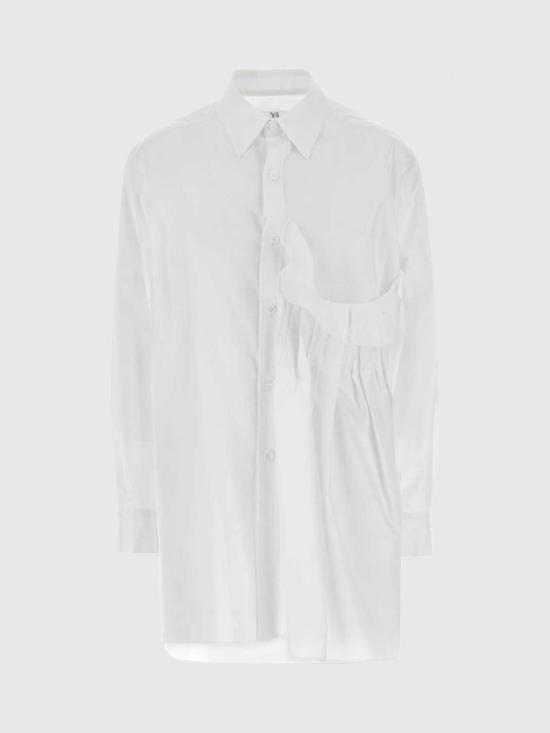 26SS 와이즈 요지 야마모토 블라우스 YKB04001 1 White - Y’S YOHJI YAMAMOTO