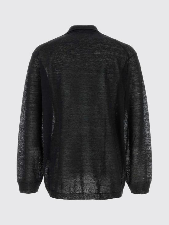 26SS 와이즈 요지 야마모토 폴로 티셔츠 MKK46381 2 Black - Y’S YOHJI YAMAMOTO