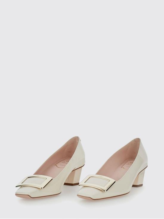 26FW 로저비비에 벨 비비어 펌프스 힐 RVW00600920D1P 9999 White - ROGER VIVIER