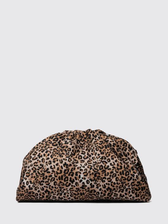 26SS 시크릿 폰 폰 클러치/파우치 CAPRI CANVAS Leopard Multicolor - SECRET PON PON