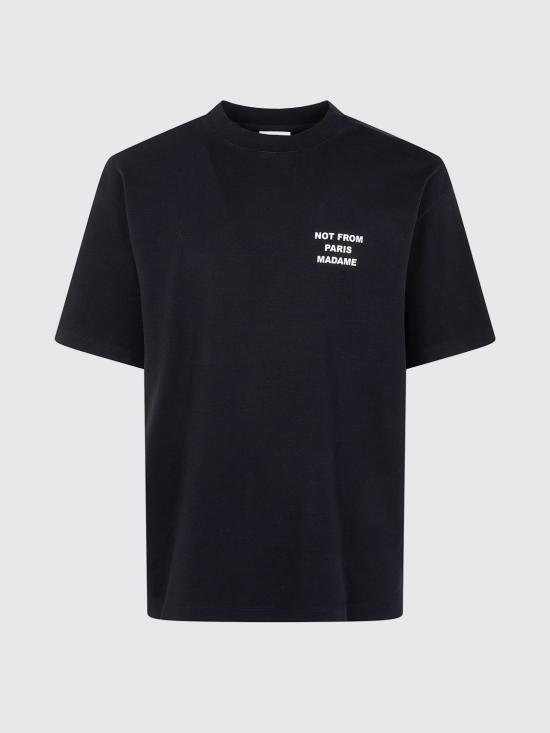 26FW 드롤드무슈 반팔 티셔츠 TS203CO002 Black - DROLE DE MONSIEUR