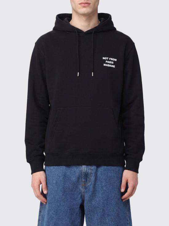 26FW 드롤드무슈 후드 티셔츠 HO162CO127 Black