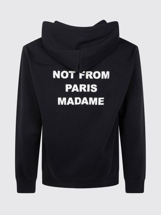 26FW 드롤드무슈 후드 티셔츠 HO162CO127 Black - DROLE DE MONSIEUR