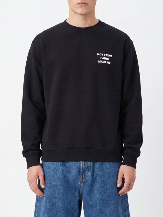 26FW 드롤드무슈 긴팔 티셔츠 SW149CO127 Black