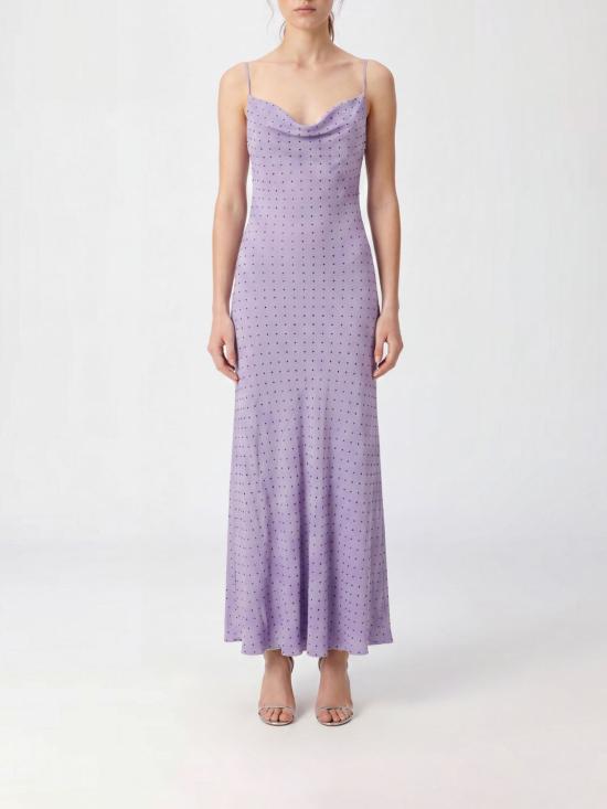 26SS 핑코 롱 원피스 106299A32X Q50 Violet