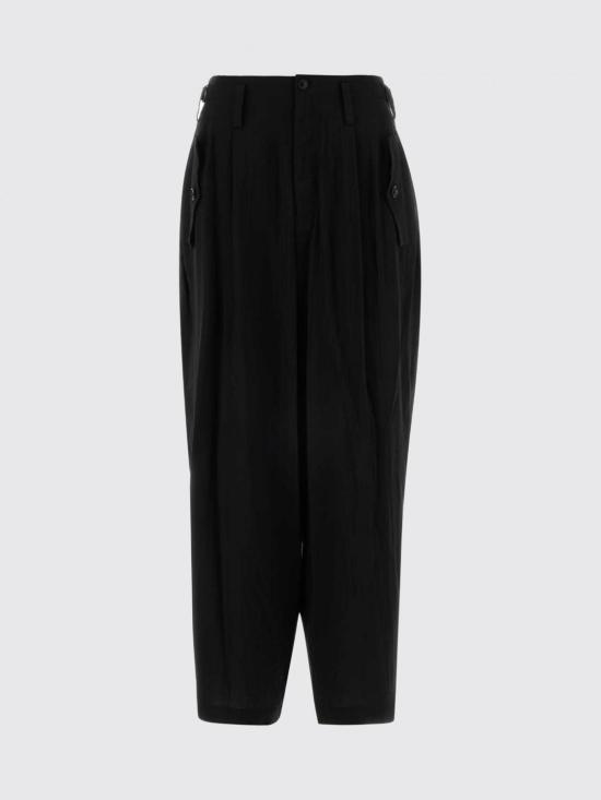 26SS 와이즈 요지 야마모토 팬츠 YKP30203 1 Black - Y’S YOHJI YAMAMOTO