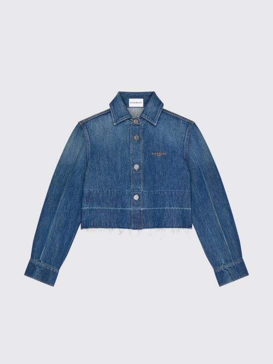 26FW 지방시 데님 셔츠 BW61N3517B 420 Denim