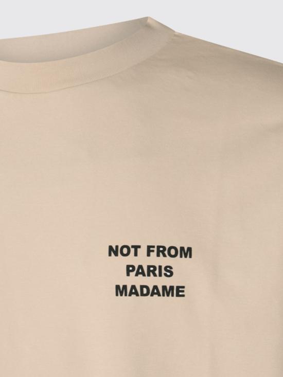 26FW 드롤드무슈 반팔 티셔츠 TS203CO002 MT Mastic - DROLE DE MONSIEUR