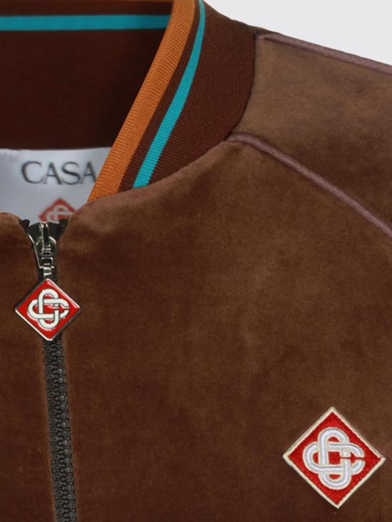 26FW 카사블랑카 자켓 MPF26JTP421 01 Brown - CASABLANCA