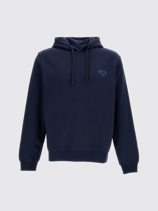 26FW 아페쎄 후드 티셔츠 COHGRM27914 TIH Blue - A.P.C.
