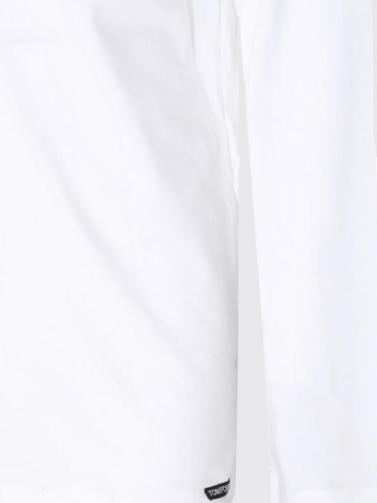 26FW 톰포드 긴팔 티셔츠 T4M141410 100 White - TOMFORD