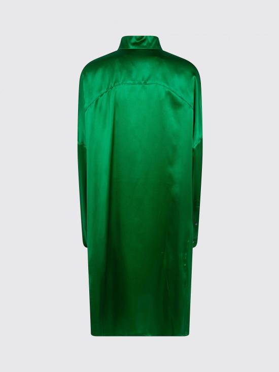 26SS 드리스 반 노튼 롱 원피스 2610110013024 604 Green - DRIES VAN NOTEN