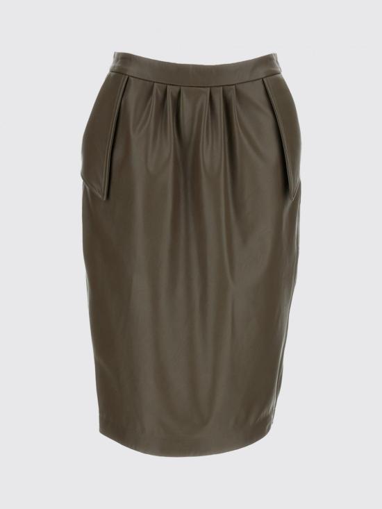 26FW 스텔라 맥카트니 미디 스커트 6301833GU300 2801 Brown - STELLA MCCARTNEY