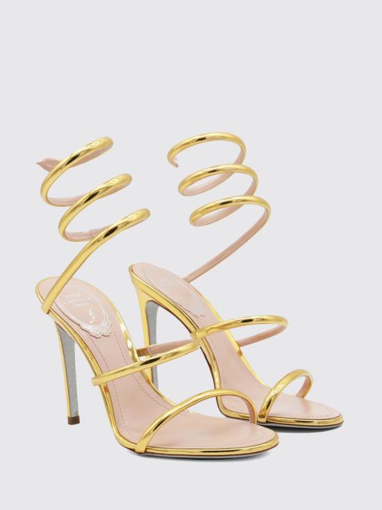 26FW 르네 카오빌라 힐/펌프스 C123511050001 L018 Gold - RENE CAOVILLA
