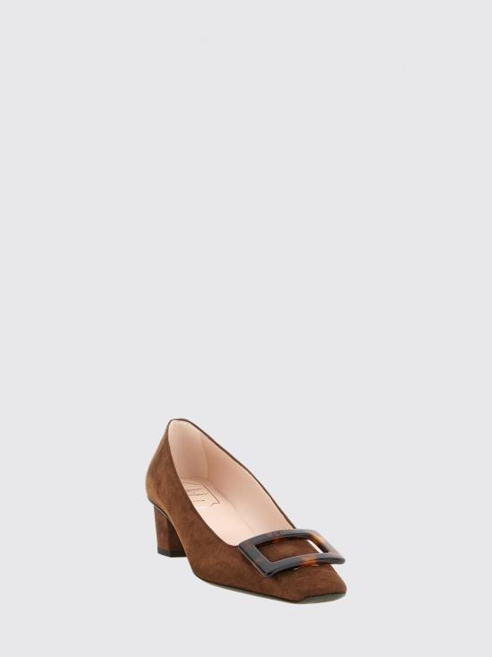 26FW 로저비비에 힐/펌프스 RVW00639540HR0 S604 Brown - ROGER VIVIER