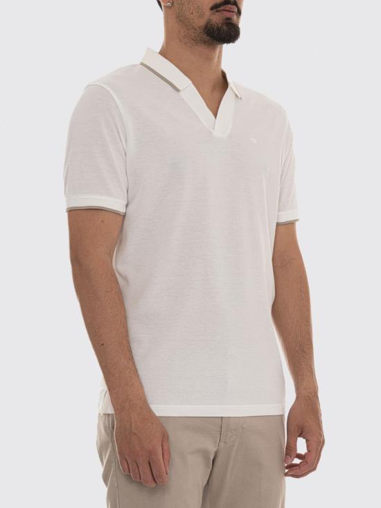 26SS 엠포리오 아르마니 폴로 티셔츠 EM005852AF12955 U0003 White - EMPORIO ARMANI