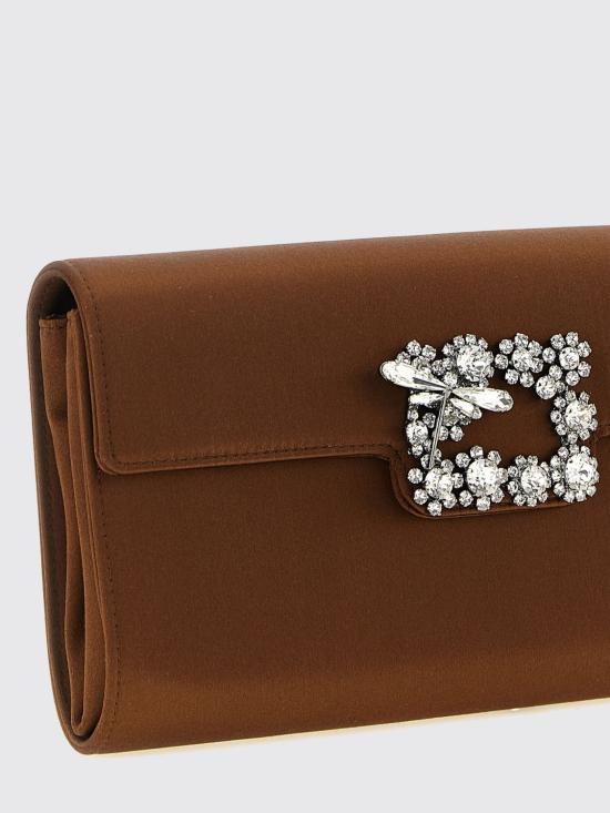 26FW 로저비비에 클러치/파우치 RBWAMFD0209RS0 S801 Brown - ROGER VIVIER