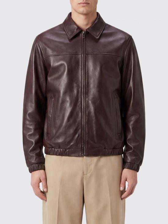 26FW 카날리 가죽 자켓 O70533LE00331 901 Burgundy