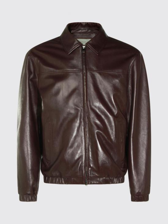 26FW 카날리 가죽 자켓 O70533LE00331 901 Burgundy - CANALI