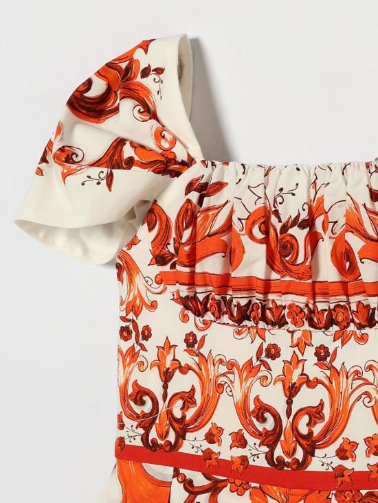 26FW [키즈] 돌체앤가바나 원피스 L54DT6G7P4J IO3TN Orange - DOLCE & GABBANA