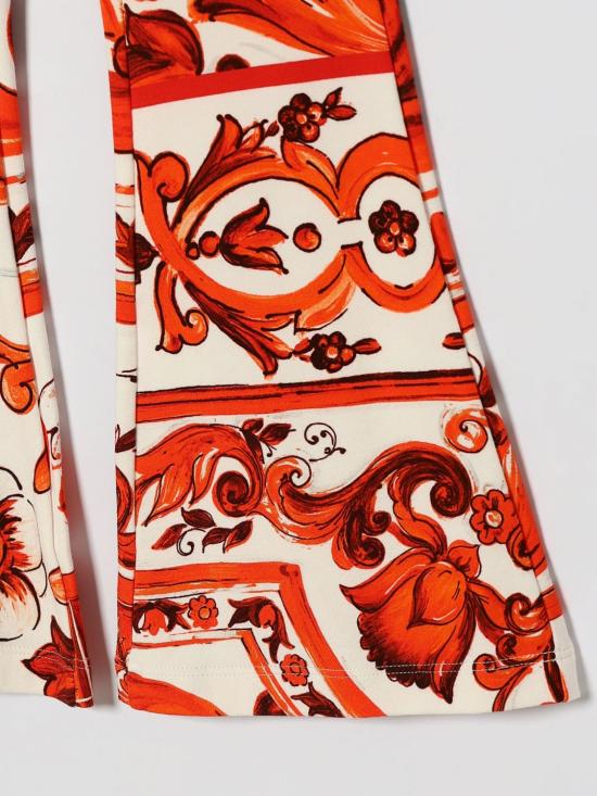 26FW [키즈] 돌체앤가바나 팬츠 L5JPI9G7P4I IO3TN Orange - DOLCE & GABBANA