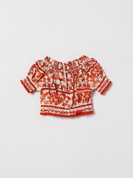 26FW [키즈] 돌체앤가바나 탑 L56S40G7P4J IE5DQ Red - DOLCE & GABBANA