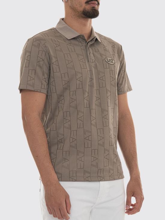 26SS 엠포리오 아르마니 폴로 티셔츠 7M001287AF22277 F1039 Beige - EMPORIO ARMANI