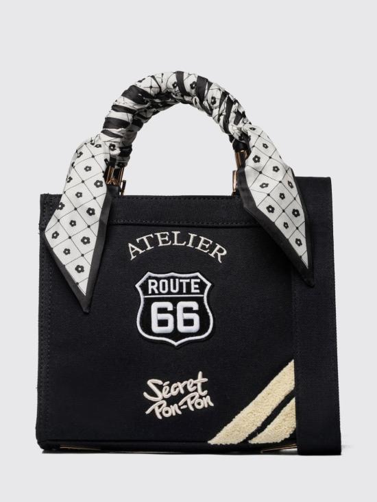 26SS 시크릿 폰 폰 토트백 SAINT TROPEZ BAG S Black Route