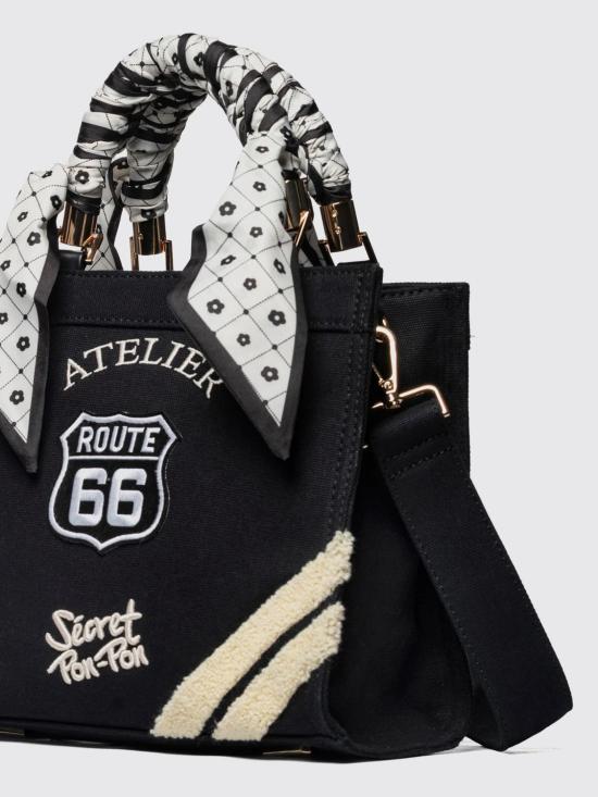 26SS 시크릿 폰 폰 토트백 SAINT TROPEZ BAG S Black Route - SECRET PON PON
