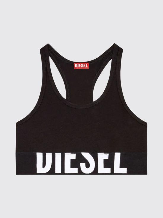 26FW 디젤 UFSB 코튼 레이스 브라렛 A145910HMAU 9XX Black - DIESEL