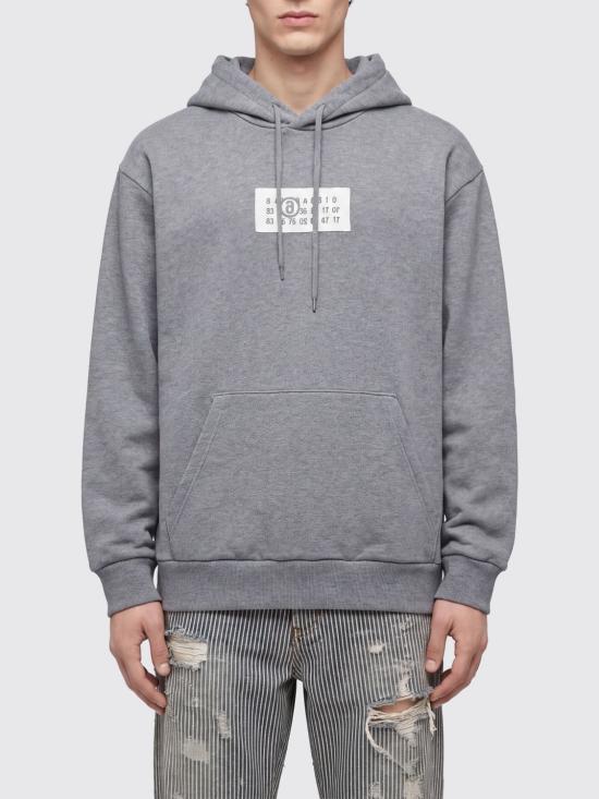 26SS MM6 메종마르지엘라 후드 티셔츠 SH2GU0034S25337 853M Grey