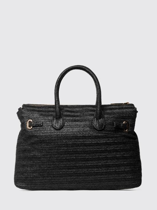 26SS 시크릿 폰 폰 토트백 VICTORIA M STRAW Black - SECRET PON PON