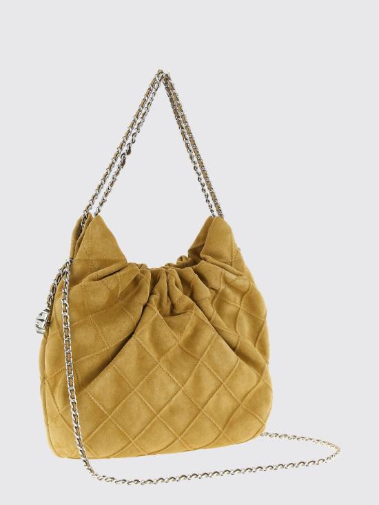 26FW 토리버치 플레밍 스웨이드 미니 체인 호보백 166066 250 Beige - TORY BURCH