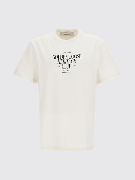 26FW 골든구스 반팔 티셔츠 GMP01220P00261911560 White - GOLDEN GOOSE