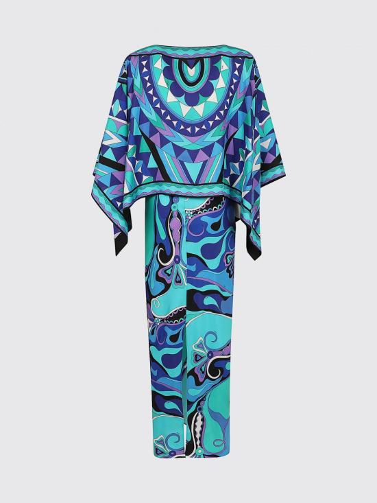 26SS 푸찌 롱 원피스 6HRI326H731 029 Blue - PUCCI