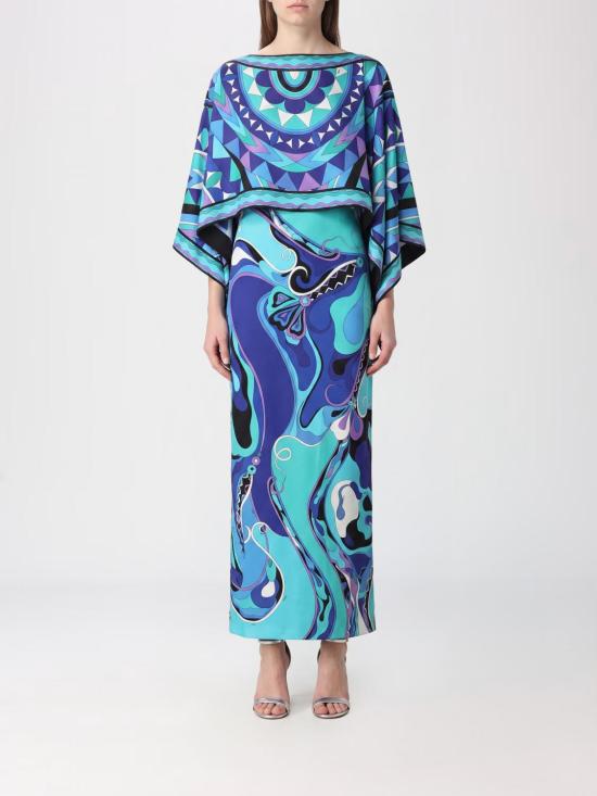 26SS 푸찌 롱 원피스 6HRI326H731 029 Blue