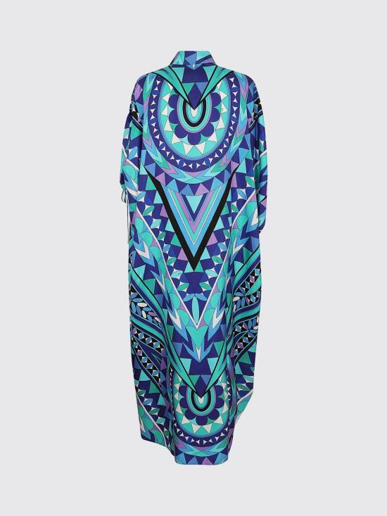 26SS 푸찌 롱 원피스 6HRL056H771 045 Blue - PUCCI