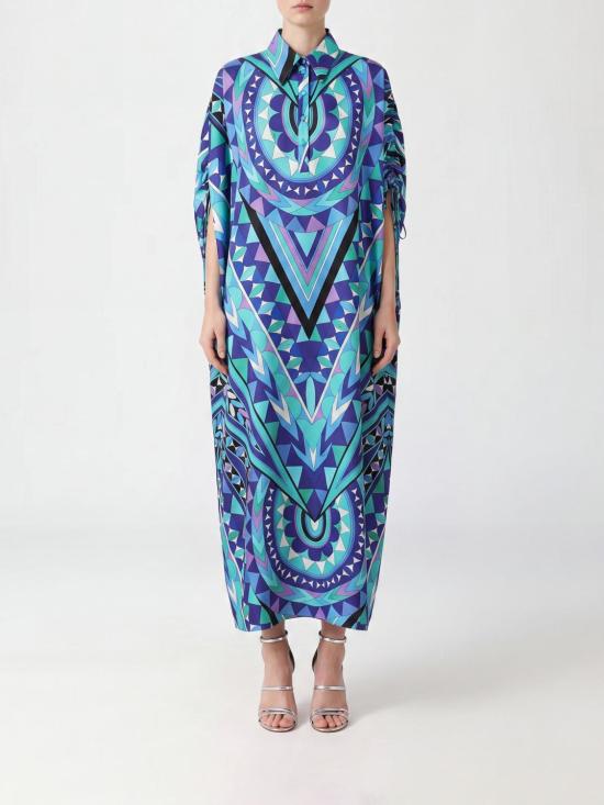 26SS 푸찌 롱 원피스 6HRL056H771 045 Blue